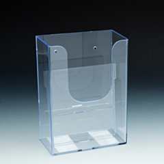 Excelsior Double-Tier Wallmount Brochure Holder for literature up to 4.25in. W
