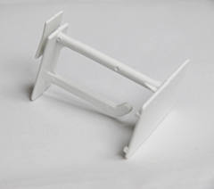 Package Hook with Scan Plate 4 Inch