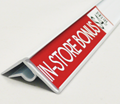 Wire Shelf Channel Strip - White