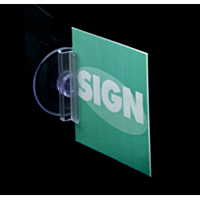 Super Grip & reg; Suction Cup Sign Holder 1 3/4 inch diameter