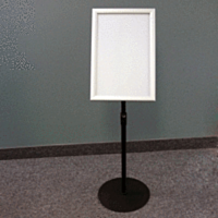 Adjustable Height Snap Frame Floor Stand 8.5 Inch 11 Inch