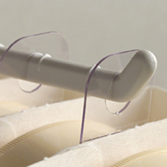 Roll Form Round Hole Hang Tabs