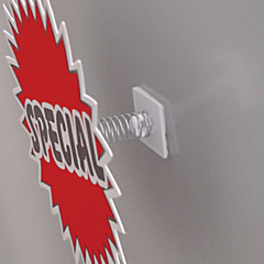 Spring Wobbler Advertising Card Holder