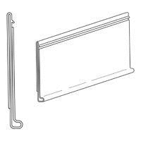 Data-Trac for 1 1/4in. Shelf Channel White 1.25 Inch