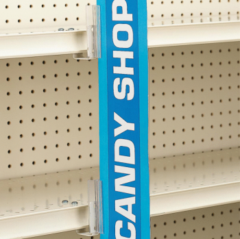 SuperGrip® Under-Shelf Mount Sign Holder