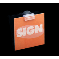 SuperGrip® Suction Cup Sign Holder