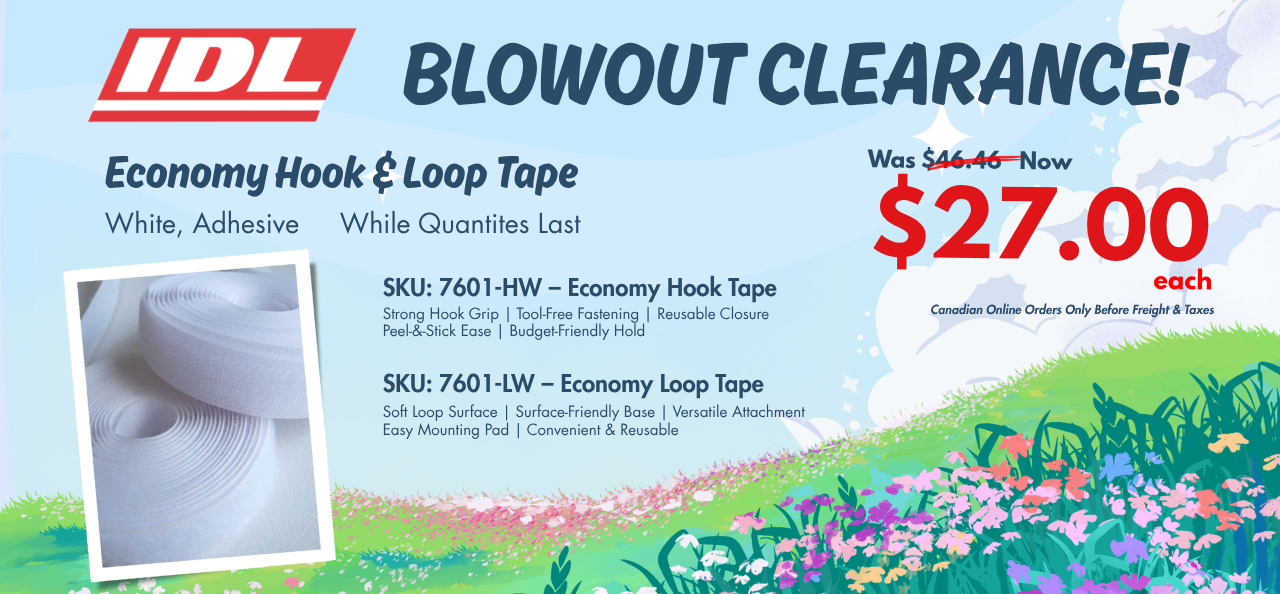 IDL Displays Promo End of Year Blow Out 2025